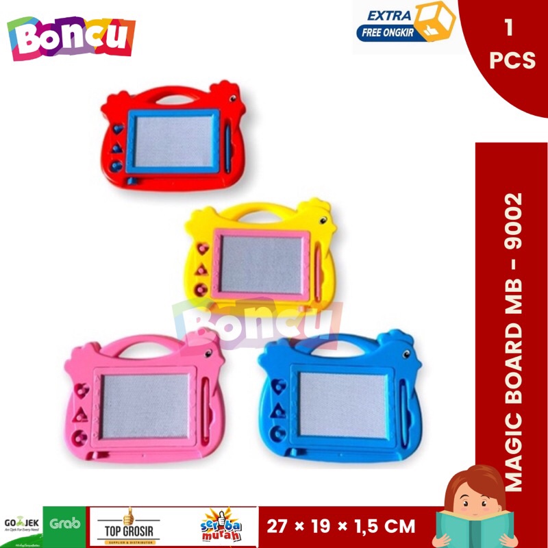 

Mainan Edukasi / magic board MB-9002 / Mainan Papan Tulis Magnet / Magnetic Drawing Board /ayam chicken / Magic board Murah / Papan magnet BEST SELLER