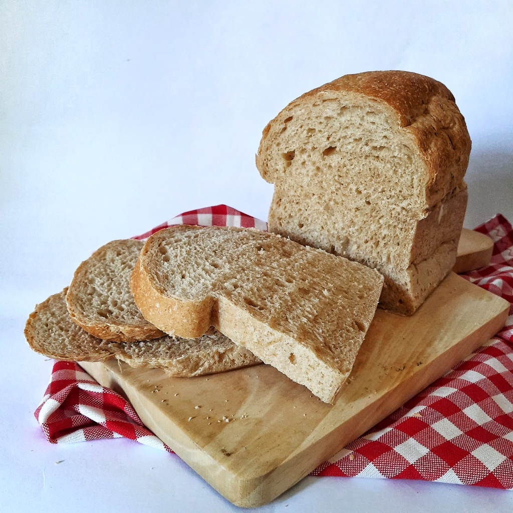 

DEB Roti Tawar Gandum Sourdough Roti Tawar Vegan Roti Gandum Roti Full Gandum Roti 100% Gandum Utuh
