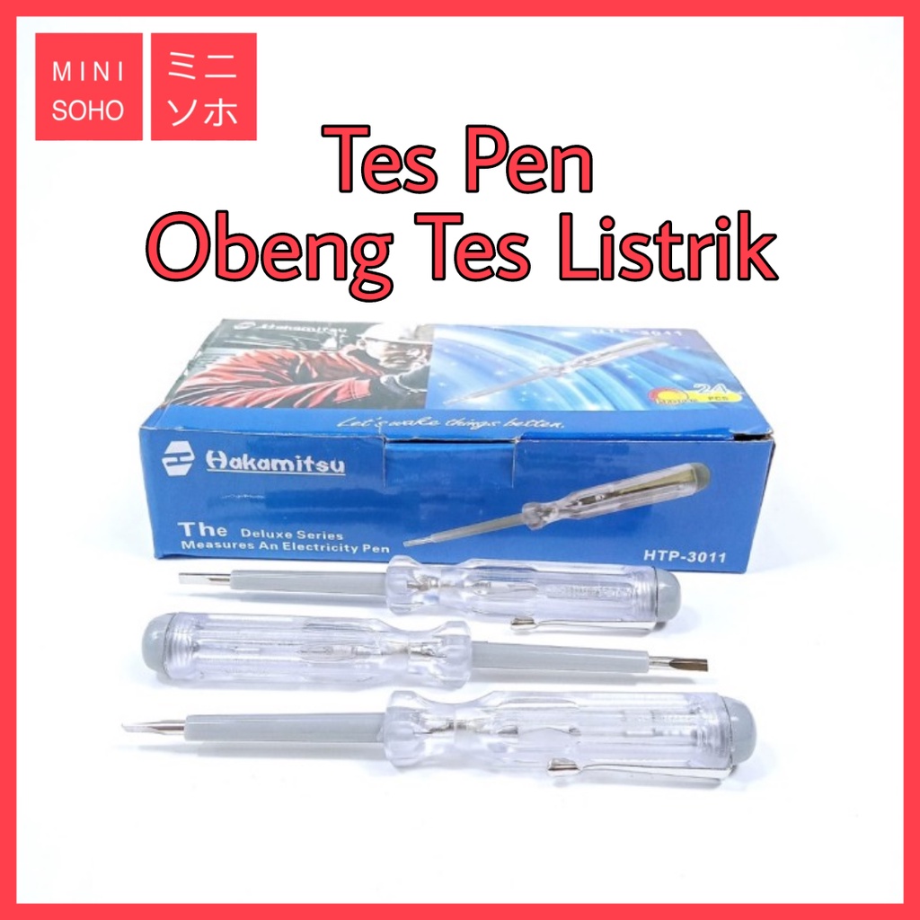 Tes Pen Tespen - Obeng Tes Listrik Hakamitsu HTP-3011