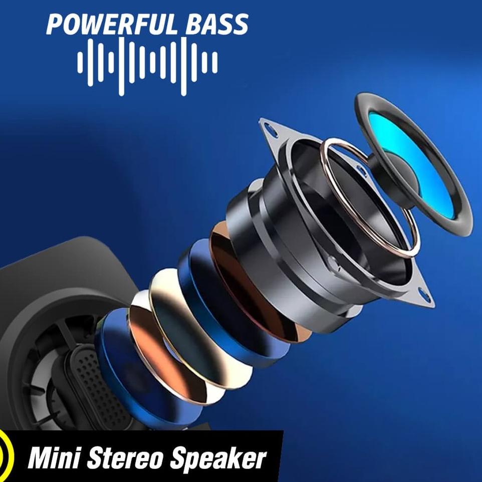 Langsung Beliii.. Speaker laptop multimedia bass Speaker D7 surround stereo - Garansi Resmi 1 Tahun