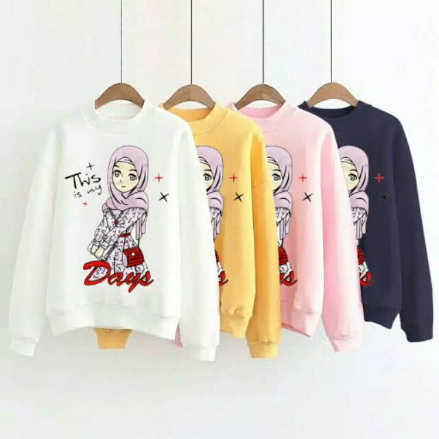 Sweater Wanita /Baju Wanita /Baju Wanita Muslim / sweater HIJAB DAY'S