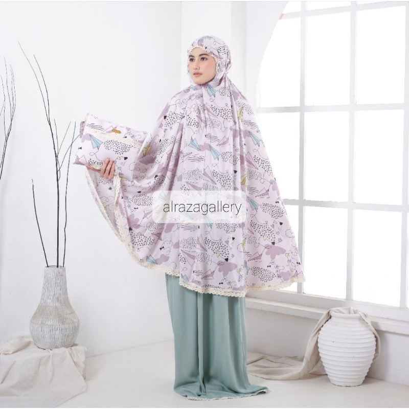 Mukena Katun Rayon Premium 2in1 Dzafira