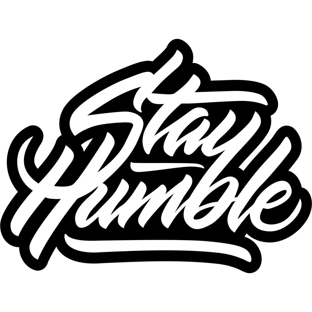 Cutting Sticker Pintu stay humble stiker truk stiker mobil stiker stay humble