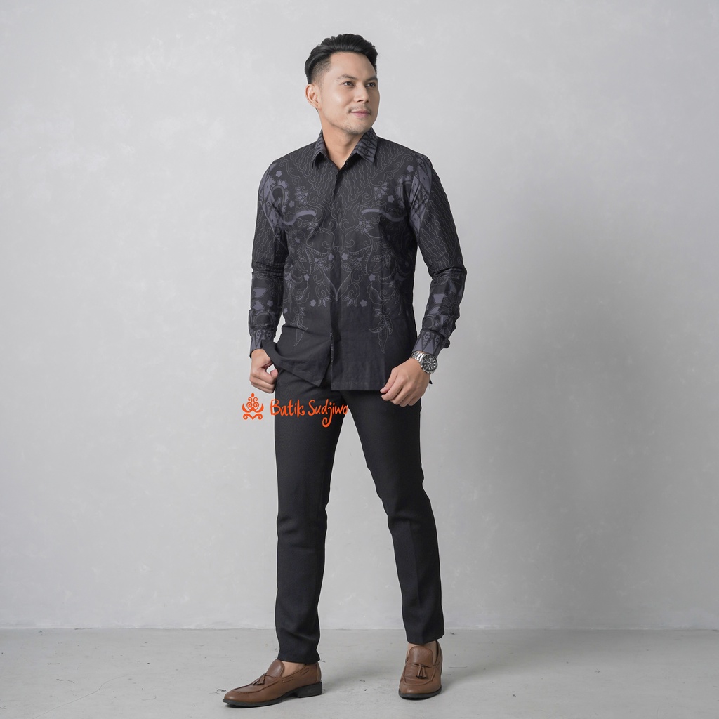 Atasan Kemeja Batik Pria Slimfit 1066