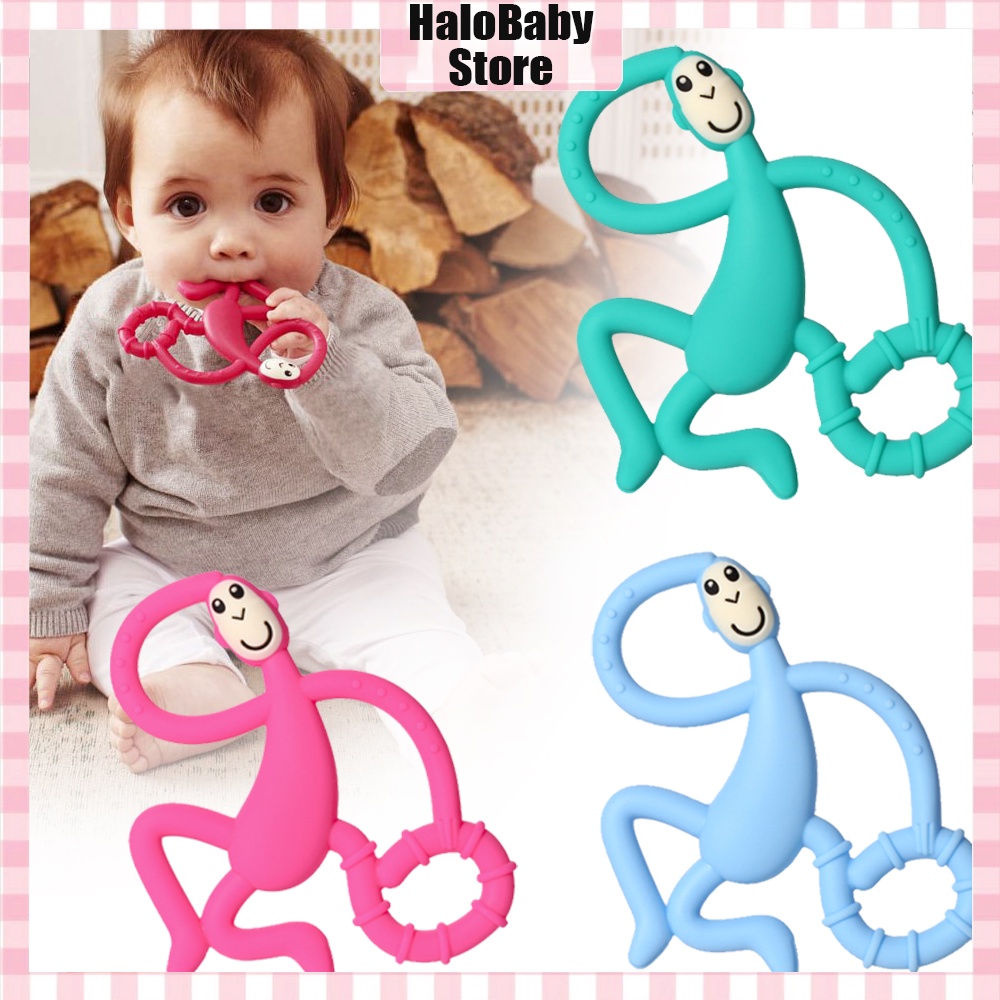 Halobaby Mainan Gigitan Bayi / Teether Bayi Tumbuh/molar stick bayi BPA Free