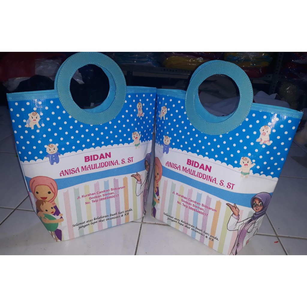 TAS BIDAN / TAS BIDAN PERSALINAN / GOODIEBAG SOUVENIR BIDAN
