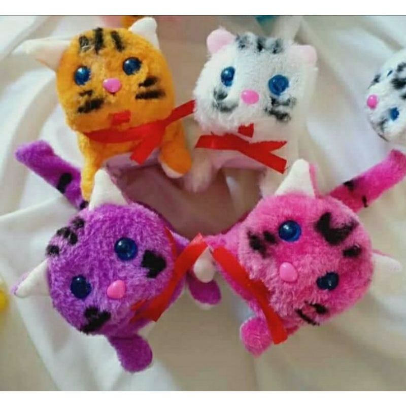 MAINAN BONEK KUCING KUCINGAN BISA JALAN/BONEKA ANAK/BONEKA KUCING
