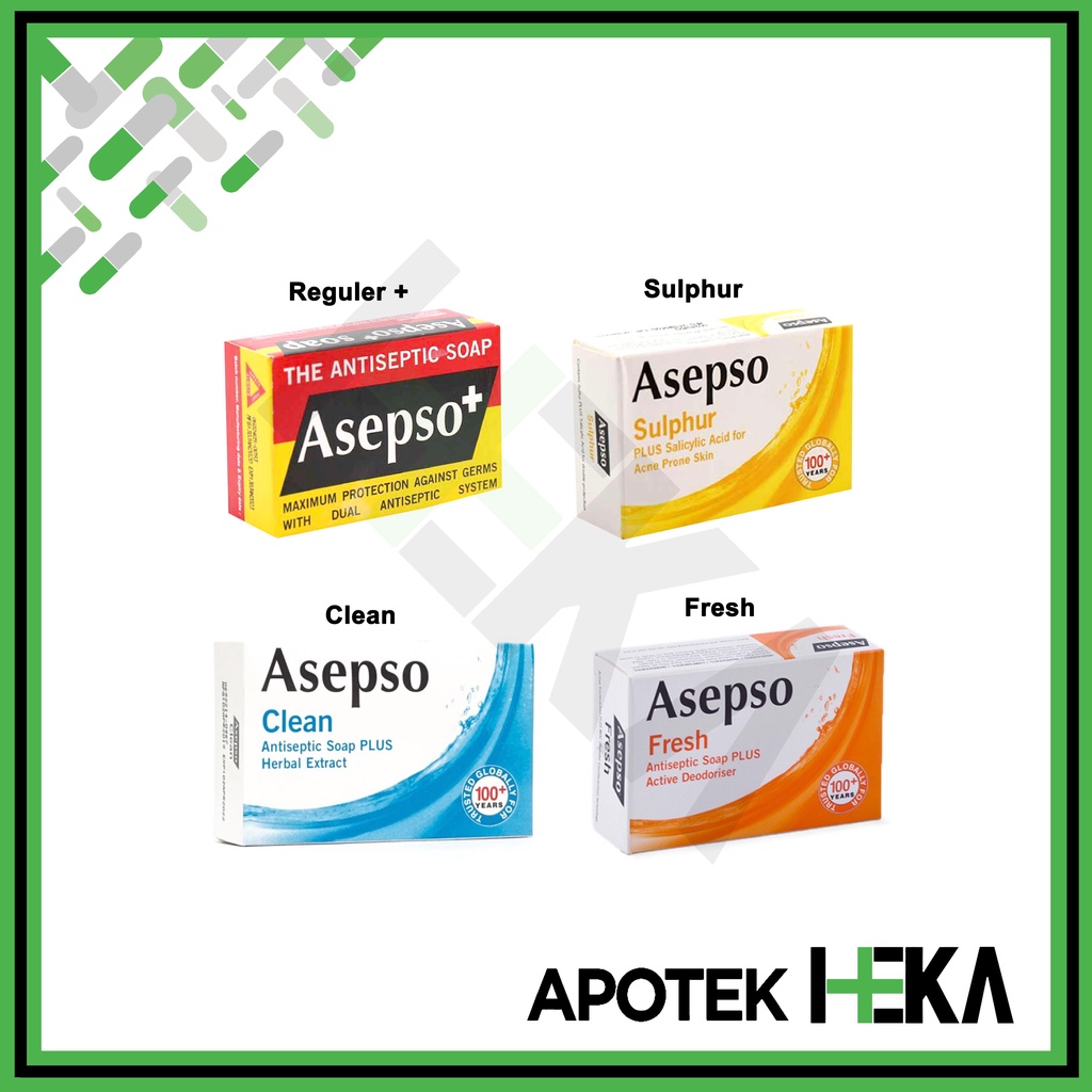 Asepso Bar Soap - Sabun Batang Antiseptik Mengurangi Bau Badan (SEMARANG)