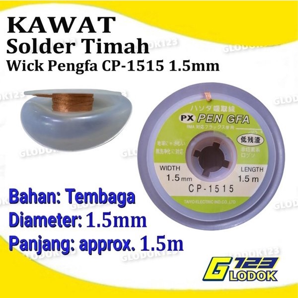 Soldering Wick Desoldering Braid Soldering Kawat Pita Pembersih Timah