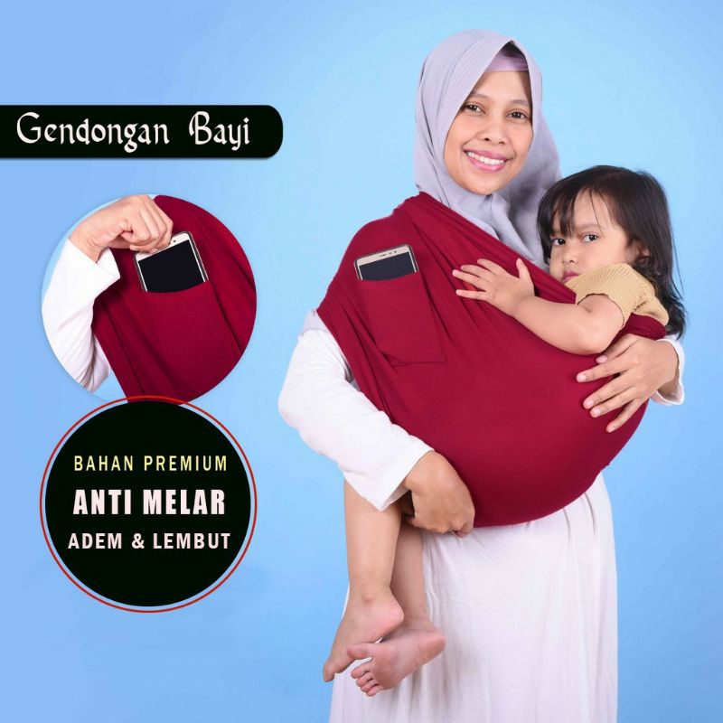 Gendongan Geos/Gendongan bayi/gendongan kaos geos