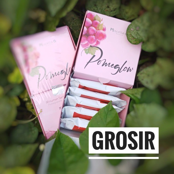 KEMASAN BARU / Pomeglow Collagen Anti Gemuk isi 10 Sachet / Original