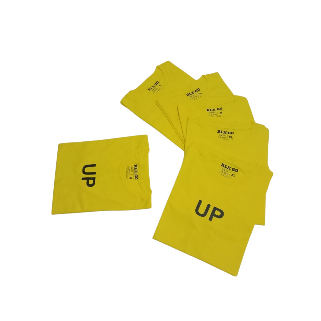 KAOS DISTRO ORIGINAL/KAOS PENDEK/KAOS KUNING