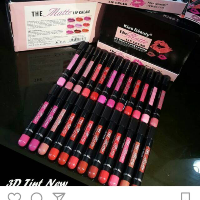 Jual Lipstick kiss beauty matte Shopee Indonesia