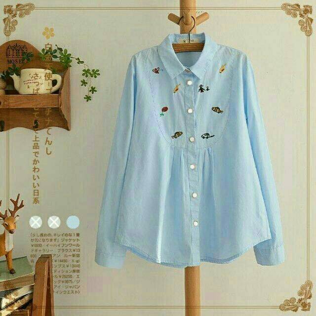 TUNIK AGATHA DENIM.OCL