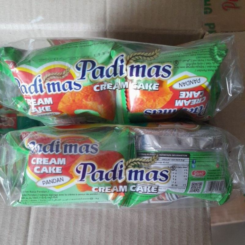 

Padi mas pandan cake isi 10x9 gram