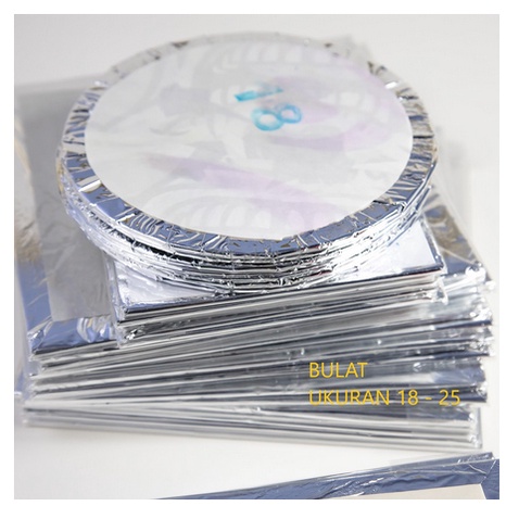 PROMO TATAKAN KUE TART ALAS KUE TART BENTUK BUNDAR BAHAN TRIPLEK DAN KARTON TEBAL