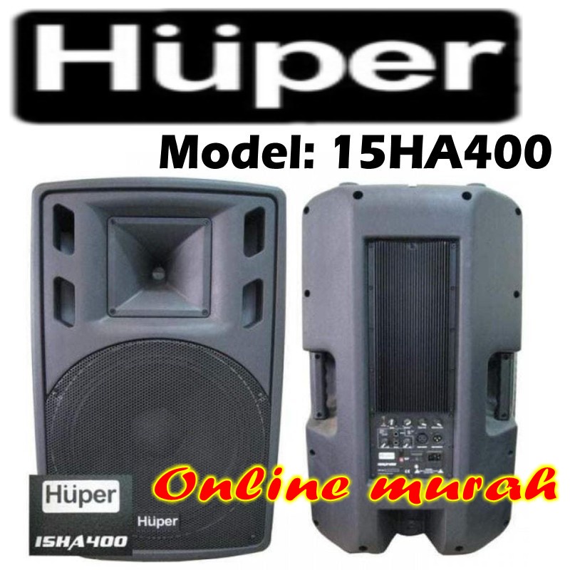 Speaker Aktif Huper 15HA400 15 ha400 15inch 1psg 2bh huper original