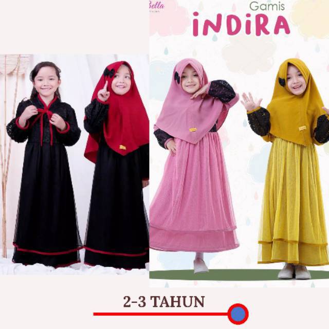  GAMIS  ANAK  2  3 TAHUN  DRESS PESTA BROKAT PRANCIS LABELLA 