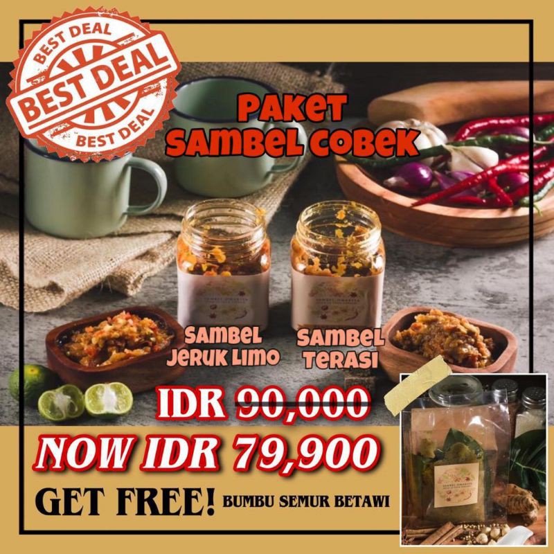 

Paket Sambel Cobek