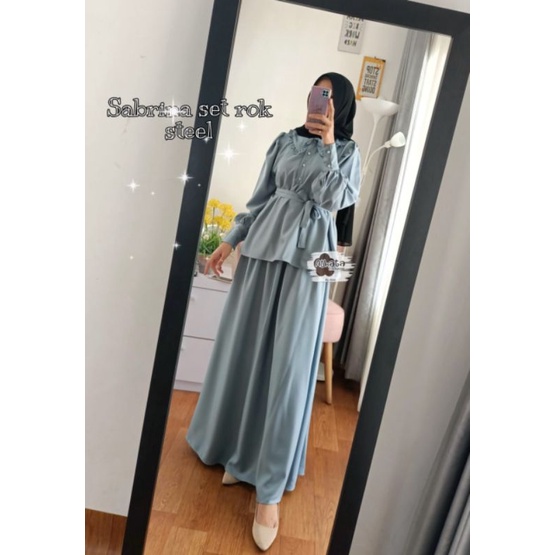 [JOIN RESELLERS] SABRINA ONESET ROK ORI ATHATA/SETELAN ROK GURU/PEGAWAI WANITA TERBARU KEKINIAN
