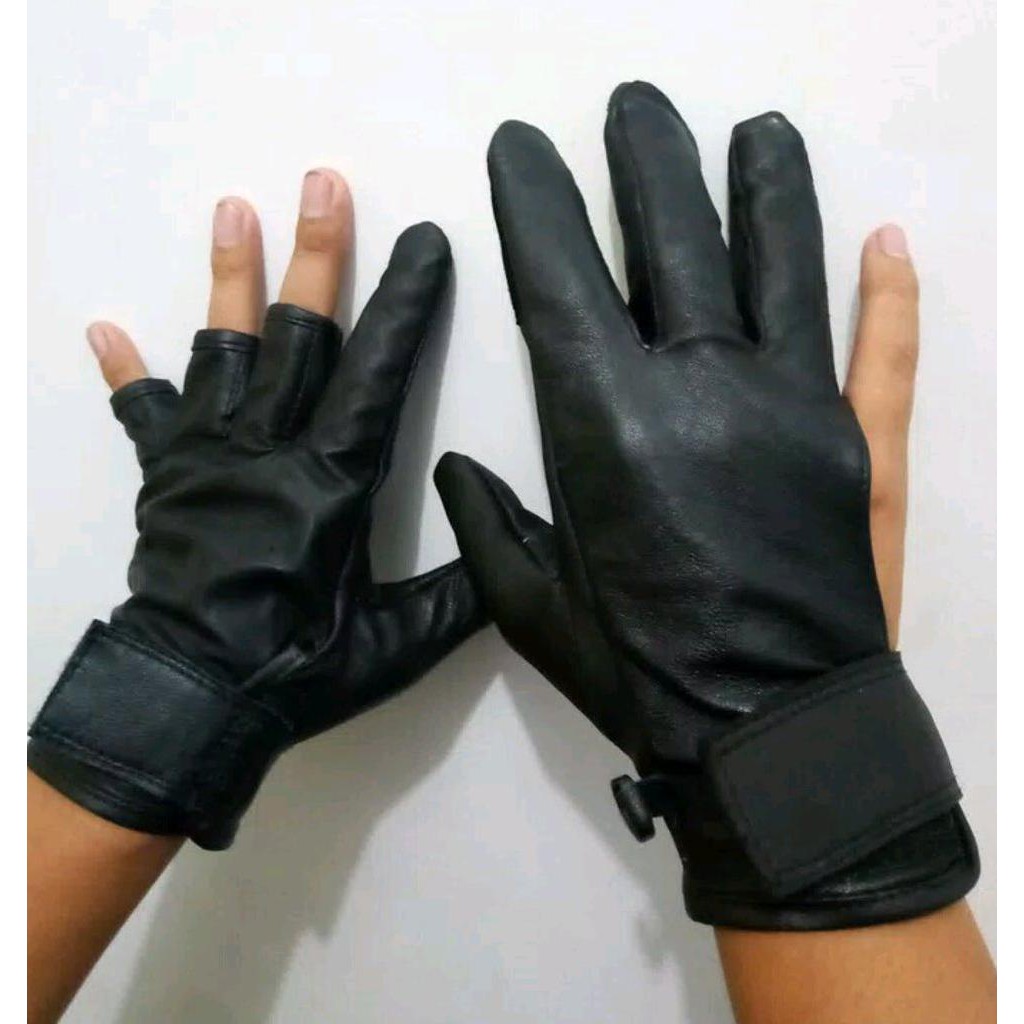 Sarung Tangan Panahan kulit Archery Gloves