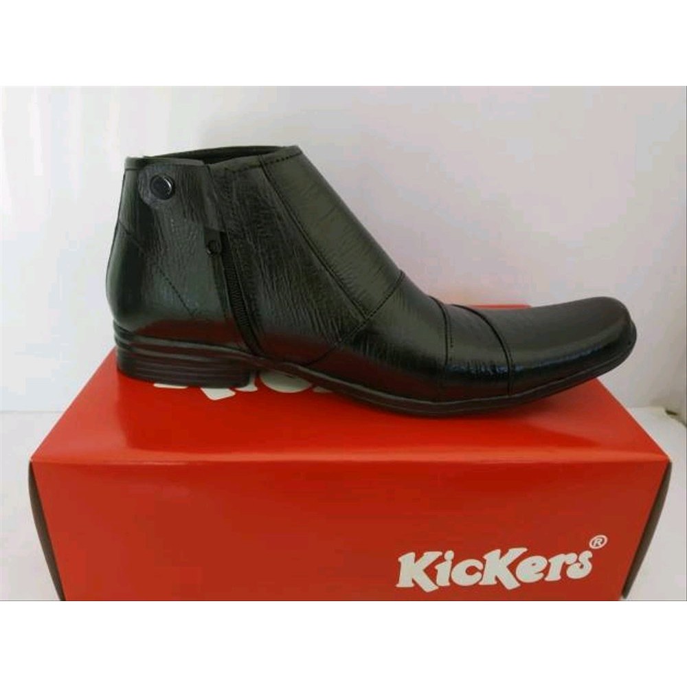 SEPATU PDH PDL POLISI POLRI TNI RESLETING KICKERS ORI KULIT SAPI