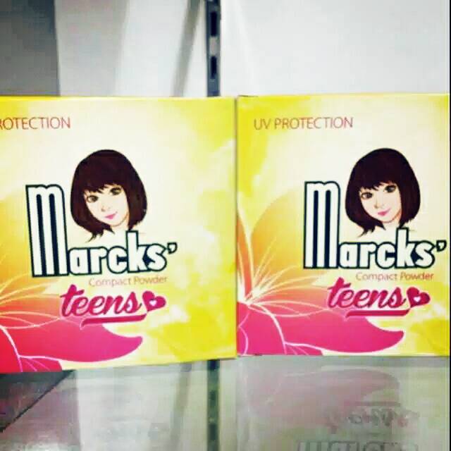 Bedak marcks teens//Bedak padat marcks