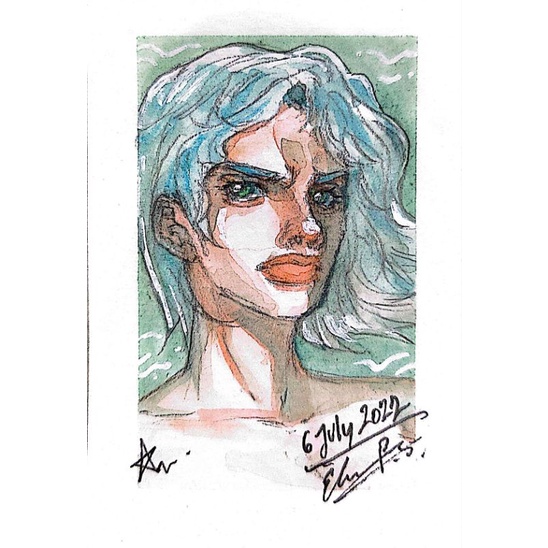 

Drawing commission! Gambar size polaroid