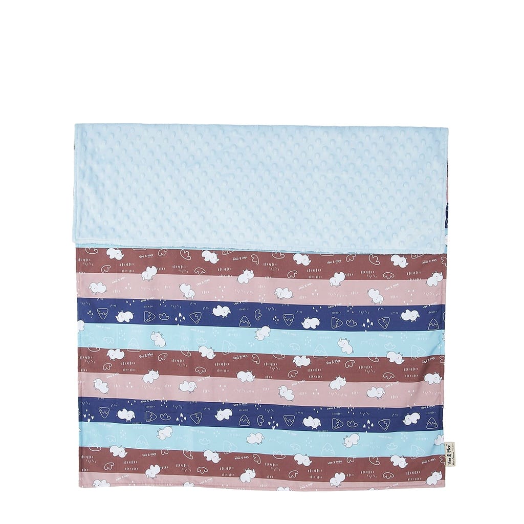 Vee &amp; Mee Baby Blanket Selimut Bayi Minky Rhino Series - VMB 5010