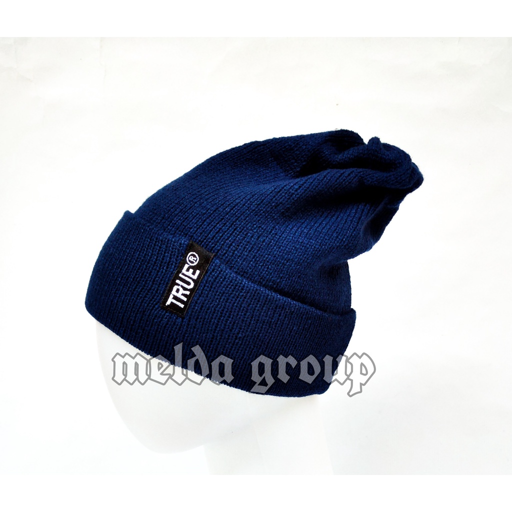 Topi Kupluk Beanie Cap True Pria Wanita Topi Kupluk Distro