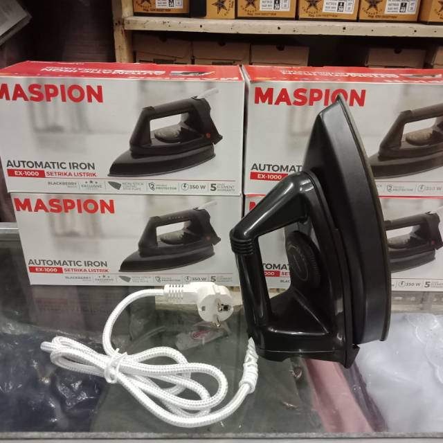 Setrika Maspion EX 1000 Automatic Iron Dry Iron  Original Baru dan Bergaransi Resmi