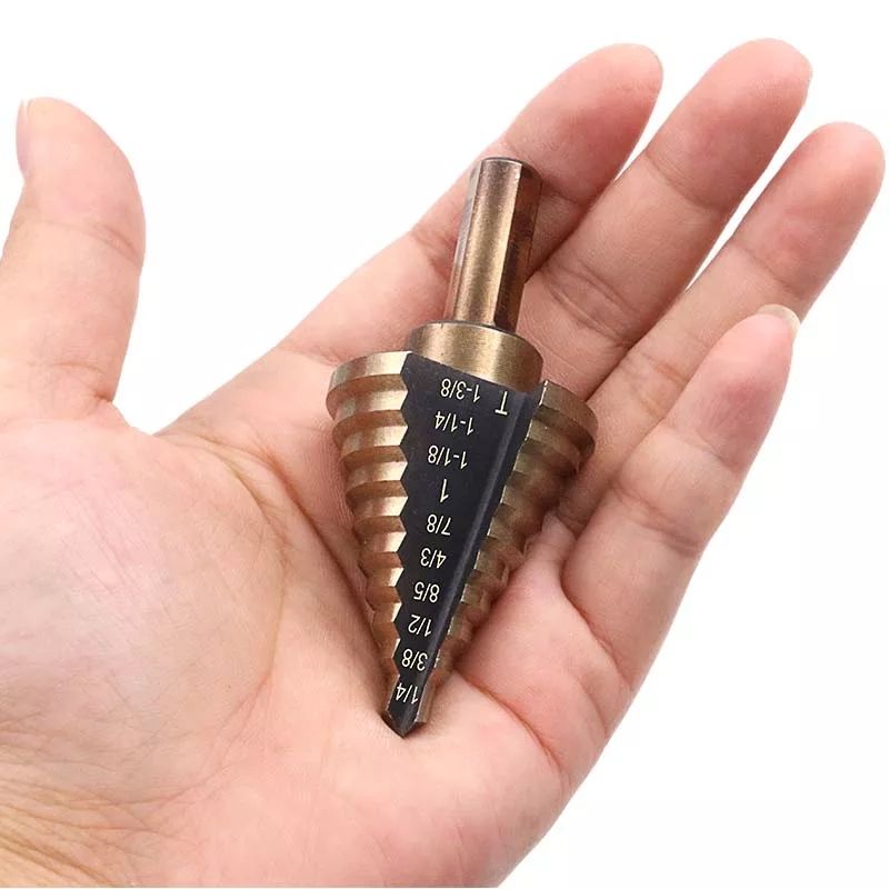 Mata Bor Pagoda Spiral Drill Step Down Titanium Tipe 2 5 PCS - BIHH463A