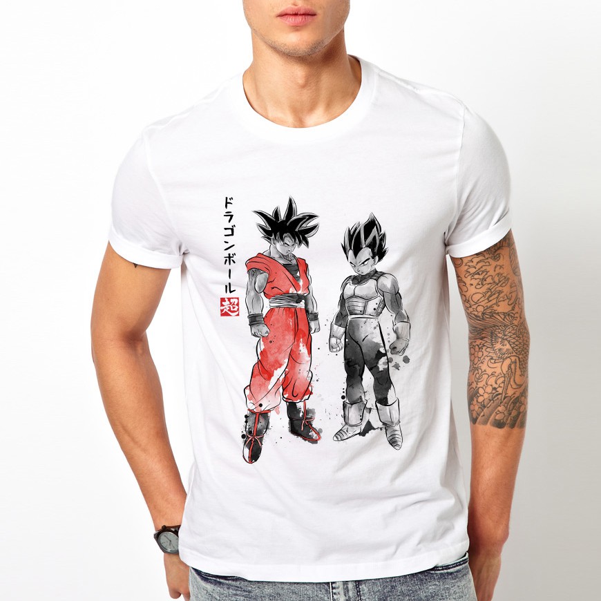 Terlaris Dragon Ball T Shirt Super Saiyan Dragon Ball Z Dbz Goku Vegeta Kapsul Corp T-shirt