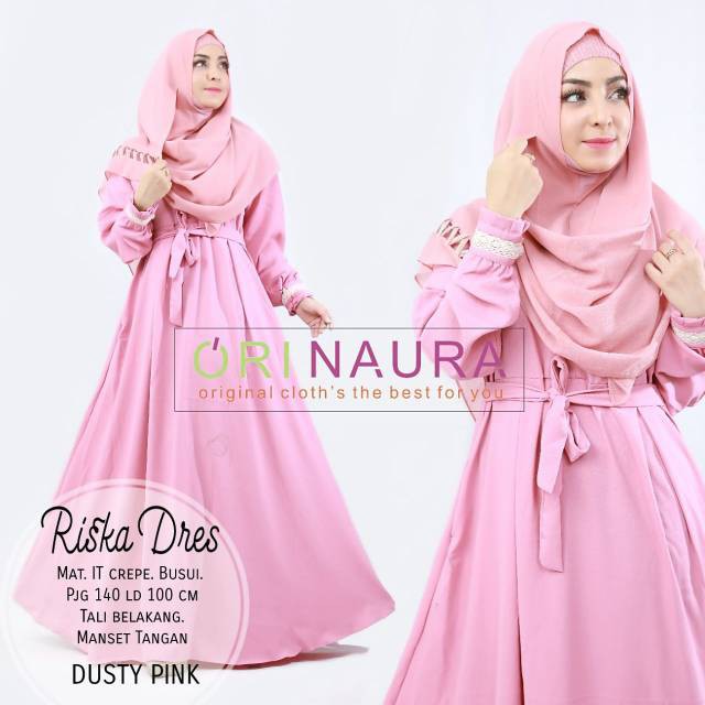 Gamis Risma Dress Original Naura