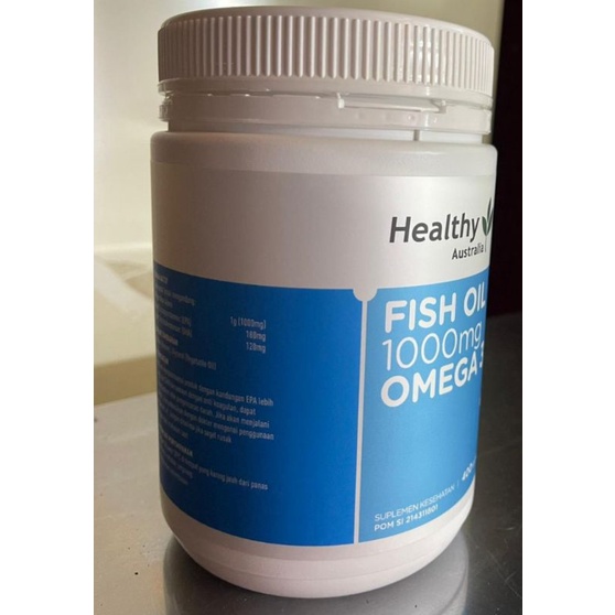 Healthy Care Fish Oil 1000mg + Krill Oil 400kapsul