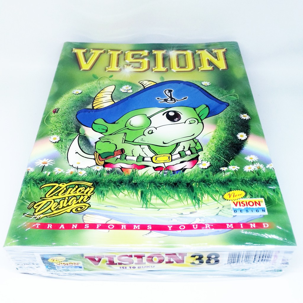 

[ PAK ] BUKU TULIS VISION 38 LEMBAR (10 PCS)