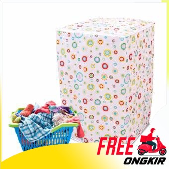 Taplak Sarung Mesin Cuci 1 TABUNG / Cover Mesin Cuci Laundry MURAH