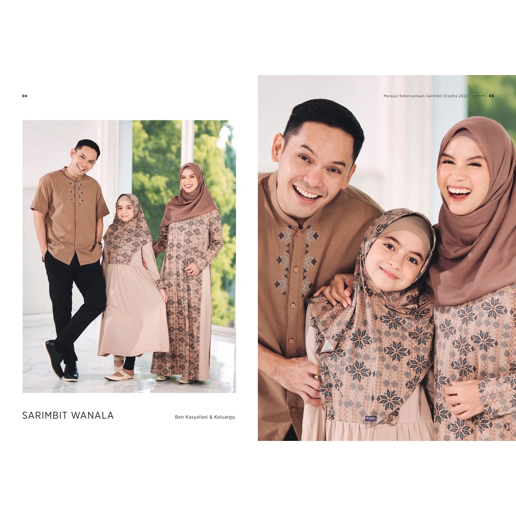 BAJU GAMIS WANITA TERBARU BAJU COUPLE KELUARGA SARIMBIT WANALA ELZATTA BAHAN JERSEY