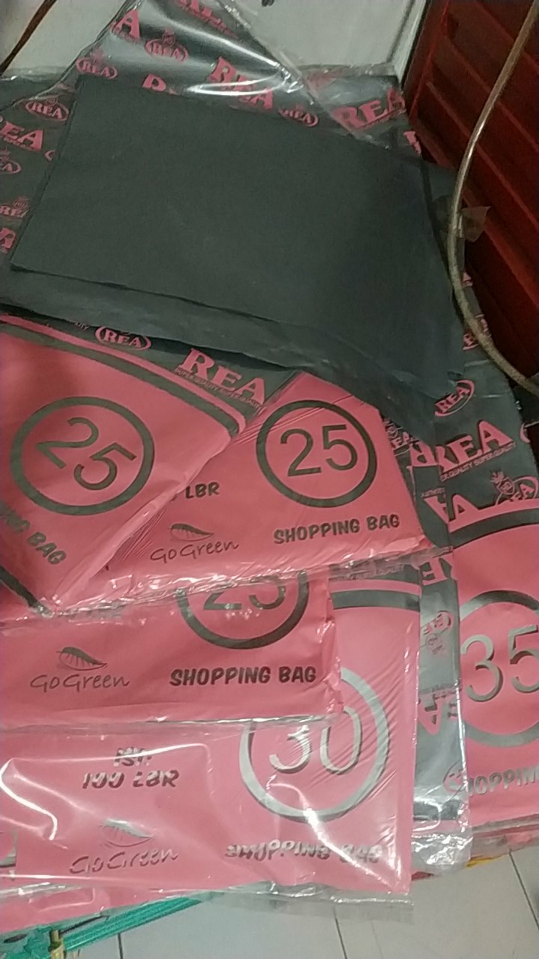 Plastik Packing Tanpa Plong 35x50 Merk Rea Isi 100 Pcs Plastik Online Shop