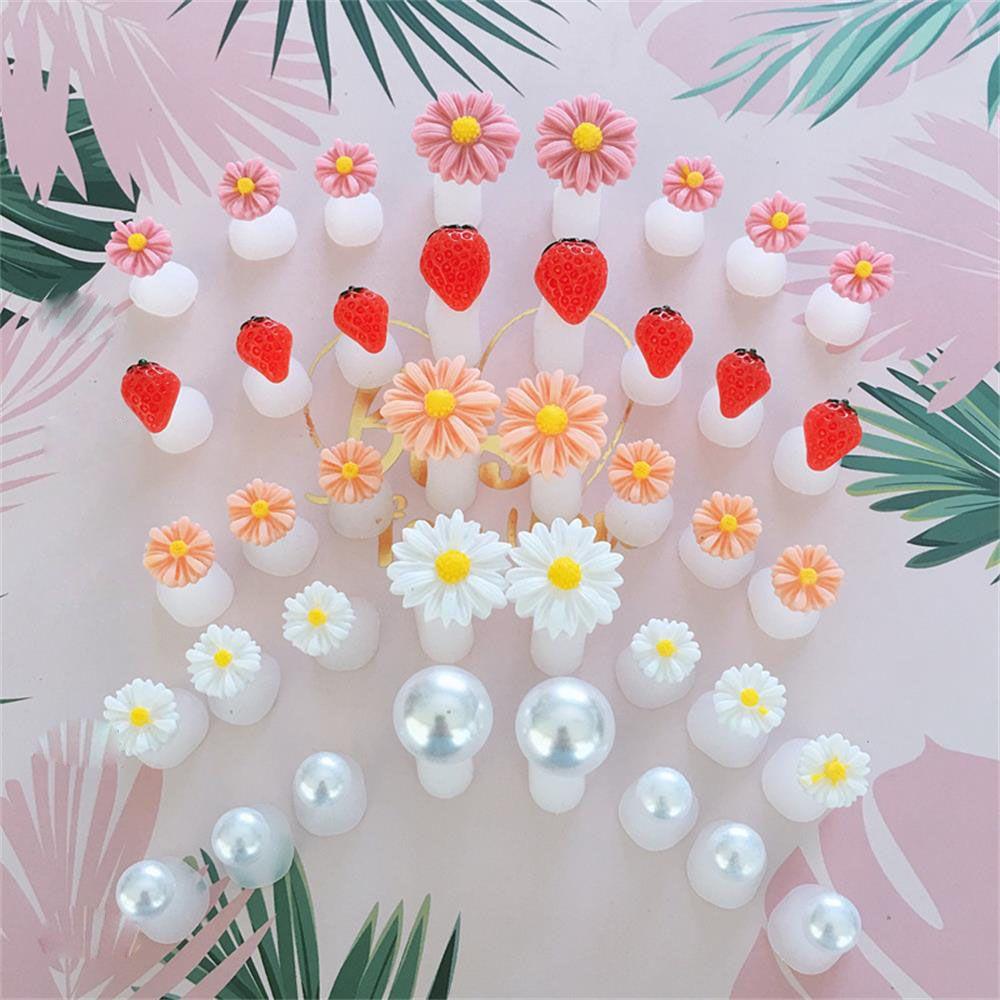 Preva 8pcs Pemisah Jari Kaki New Daisy Flower Nyaman Pedicure