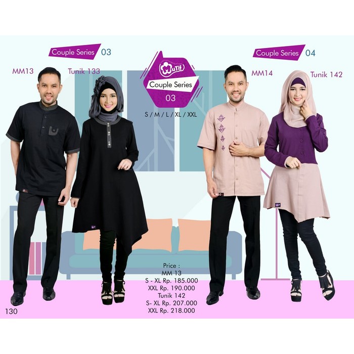 Banting Harga Baju Atasan/Koko Lengan Pendek Murah Mutif Men 13 Warna Hitam Baju Muslim Koko