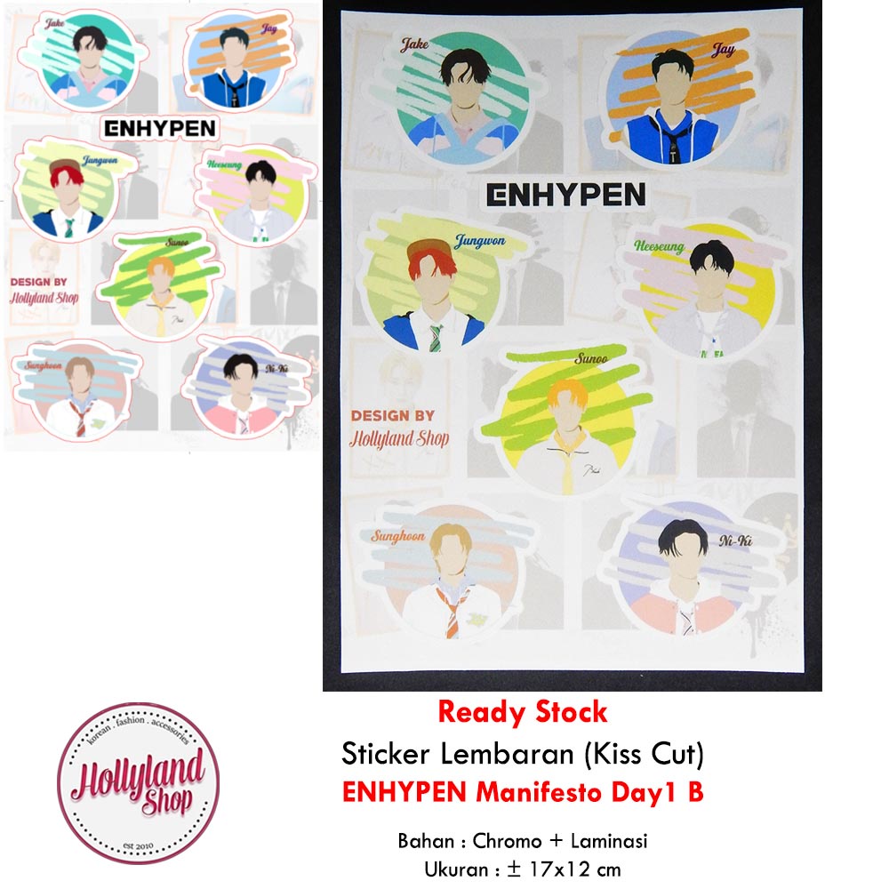 

Sticker Lembaran ENHYPEN EN- 1 Unofficial