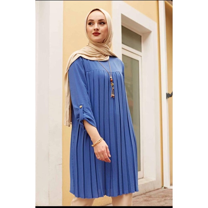 Pakaian Atasan Tunik Wanita | Alana Tunik bahan Zara Crep