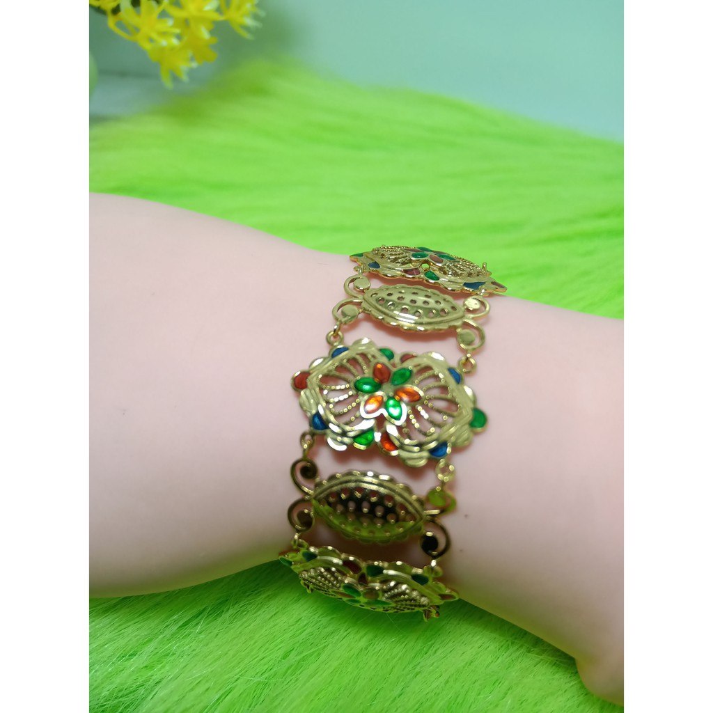 GELANG RANTAI LAPIS EMAS 18K