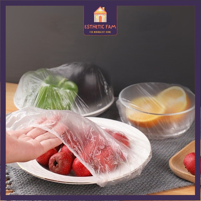 Warp Plastik Makanan Microwave POPULAR BROUN Plastik Pelindung Makanan 【EF】