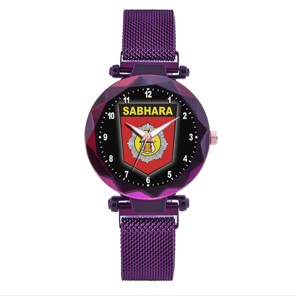 Jam Tangan Wanita Custom - SABHARA Free Box &amp; Batre Cadangan