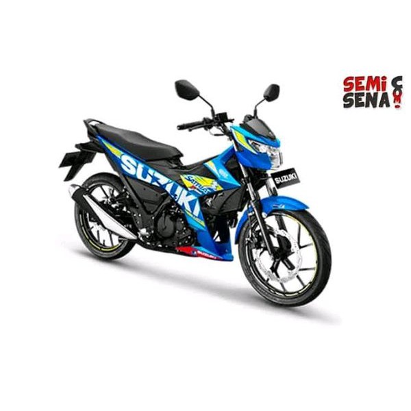 spakbor depan suzuki satria fu fi injeksi biru muda