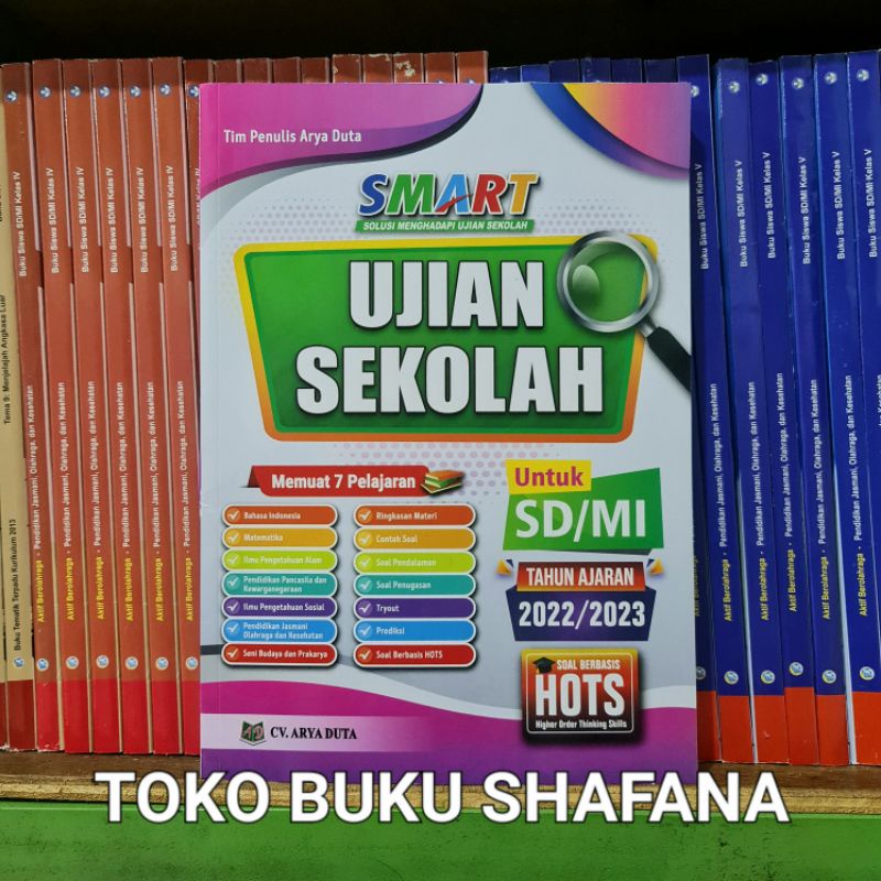 Buku Smart Ujian Sekolah SD/MI 2022/2023 CV Arya Duta Original - Buku Soal