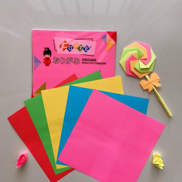 

Origami paper Forte (25 lembar) - kertas lipat - origami banyak ukuran