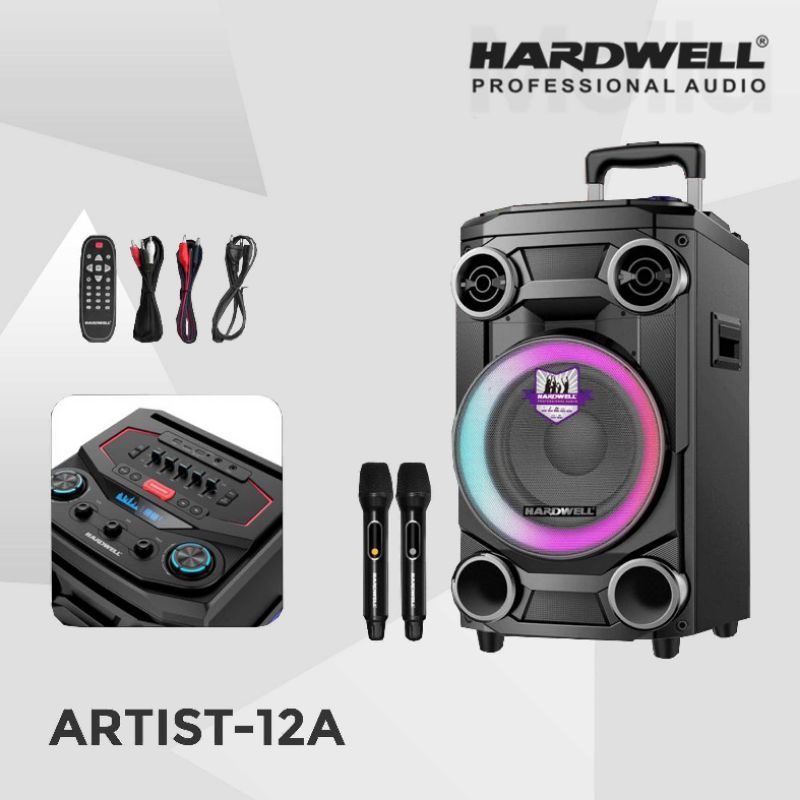 Speaker Hardwell ARTIS 12 A ORIGINAL 12 INCH BLUETOOTOH USB 300 WATT